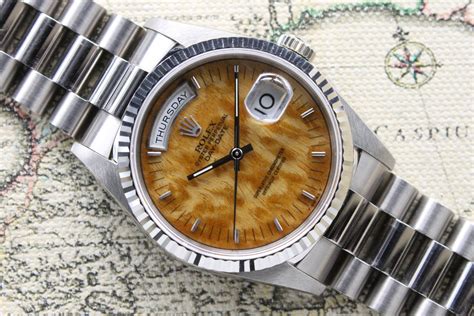 rolex wood dial|rolex day date stone dial.